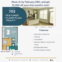 Instagram post from @flats703 on February 15, 2024 11:19:40am